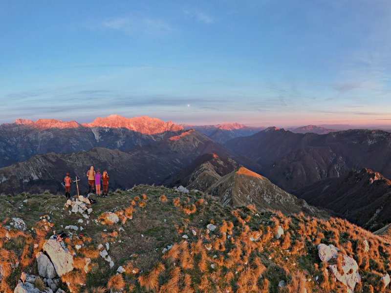 Cross-border sunset_TB - Transboundary Ecoregion Julian Alps Triglav National Park and Prealpi Giulie Nature Park_Ph Marco Di Lenardo
