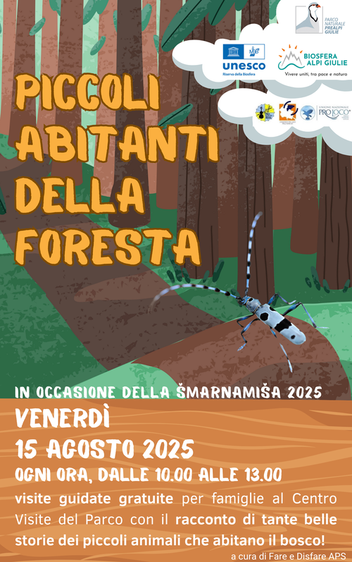 Locandina_PICCOLI ABITANTI DELLA FORESTA_Smarnamisa 2025