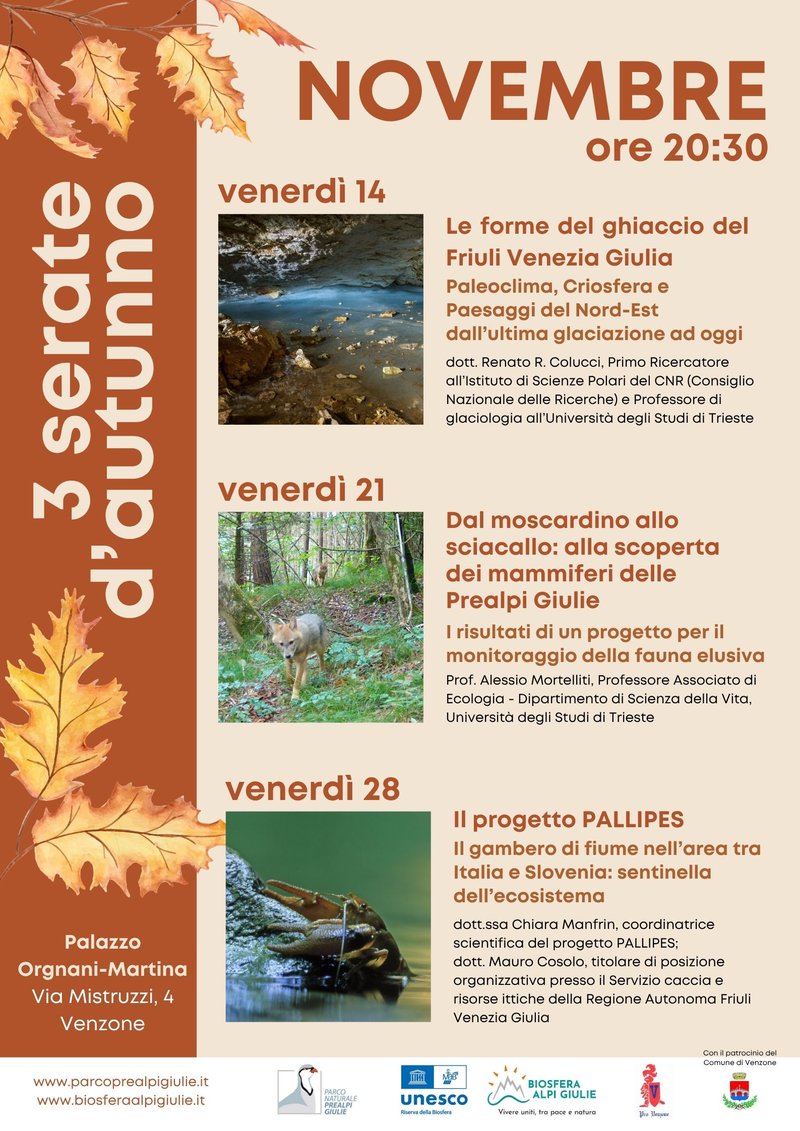Serate d&#x27;autunno 2025_Locandina generale